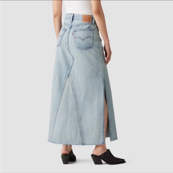NWT Levi's® Women's Iconic Maxi Skirt - Not In The Mood 29 - Picture 3 of 4